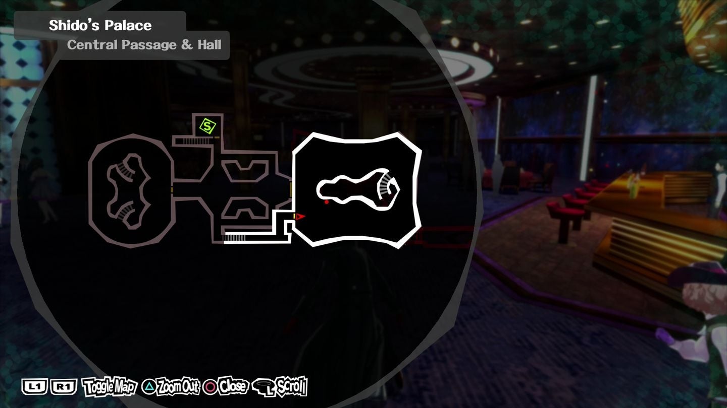 Persona 5 Shido Palace locked doors, Shadow IT President, Shido boss